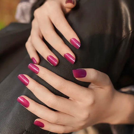 Semi-cured Gel polish treatment